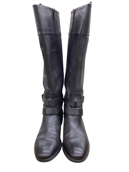 Boots Leather By Vince Camuto In Brown, Size:9.5