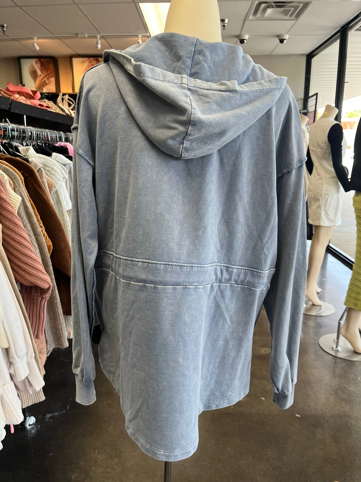SWEATSHIRT HOODIE by BKE In BLUE, Size: S