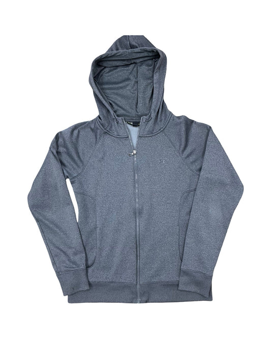 Athletic Jacket By Under Armour In Grey, Size:M