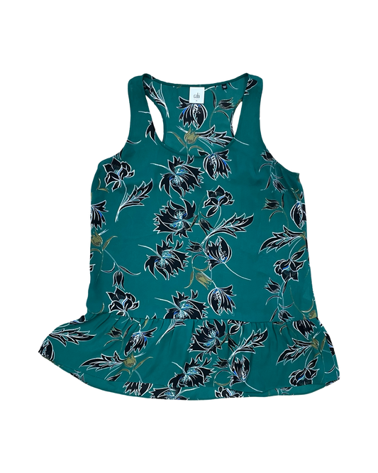 Top Sleeveless By Cabi In Green, Size:M