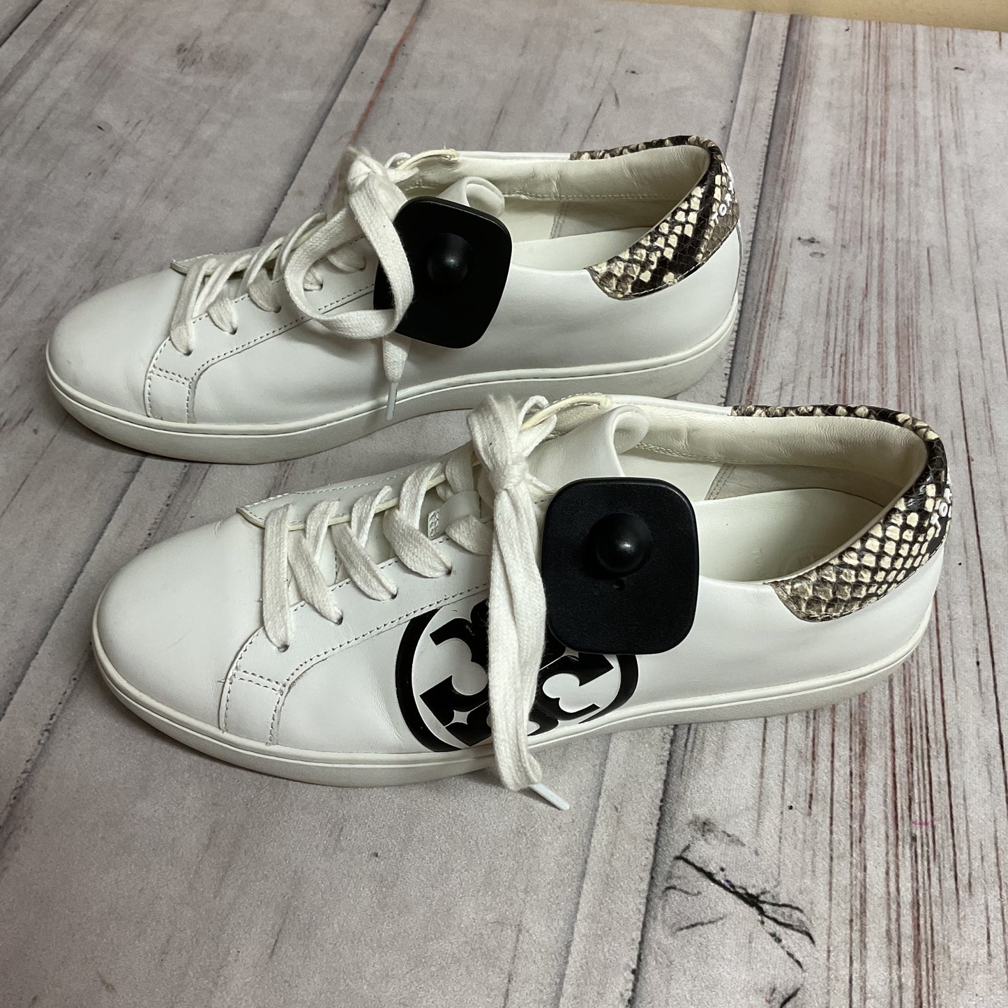 Shoes Designer By Tory Burch In Snakeskin Print, Size:8