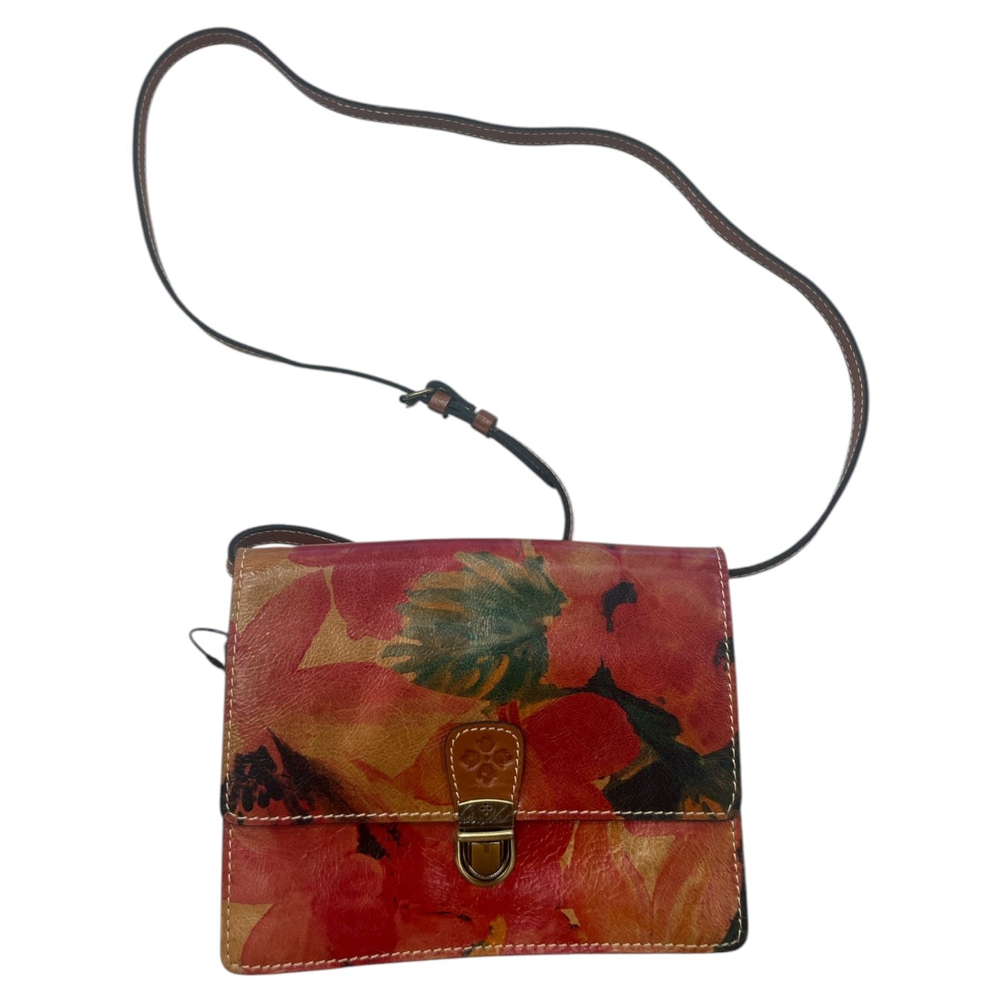 Crossbody Designer By Patricia Nash In Floral Print, Size:Small
