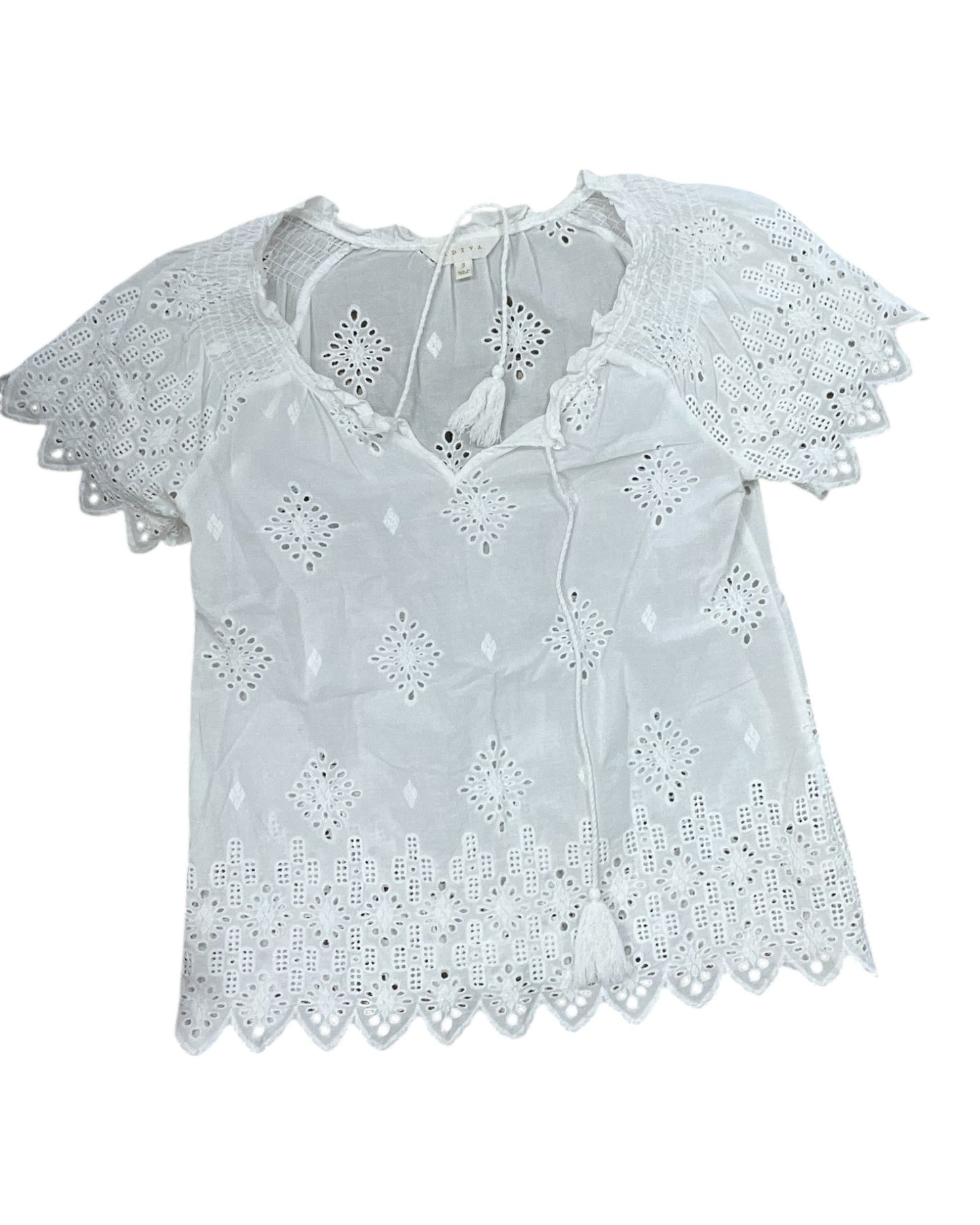 Top Ss By Adiva In White, Size:S