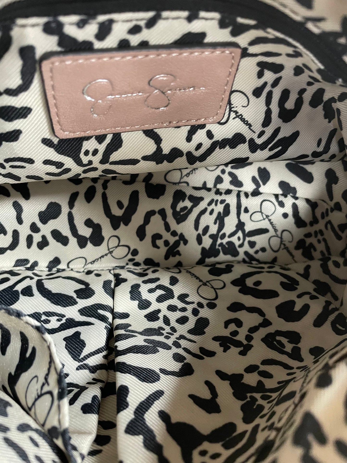 Handbag Leather By Jessica Simpson In Pink, Size:Small