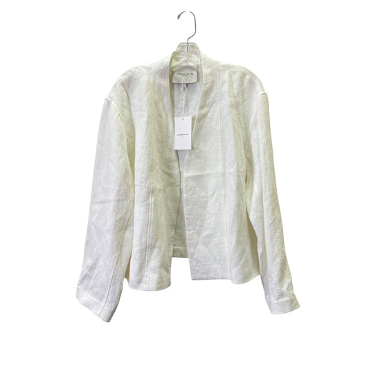 Blazer Designer By Lafayette 148 In White, Size:L