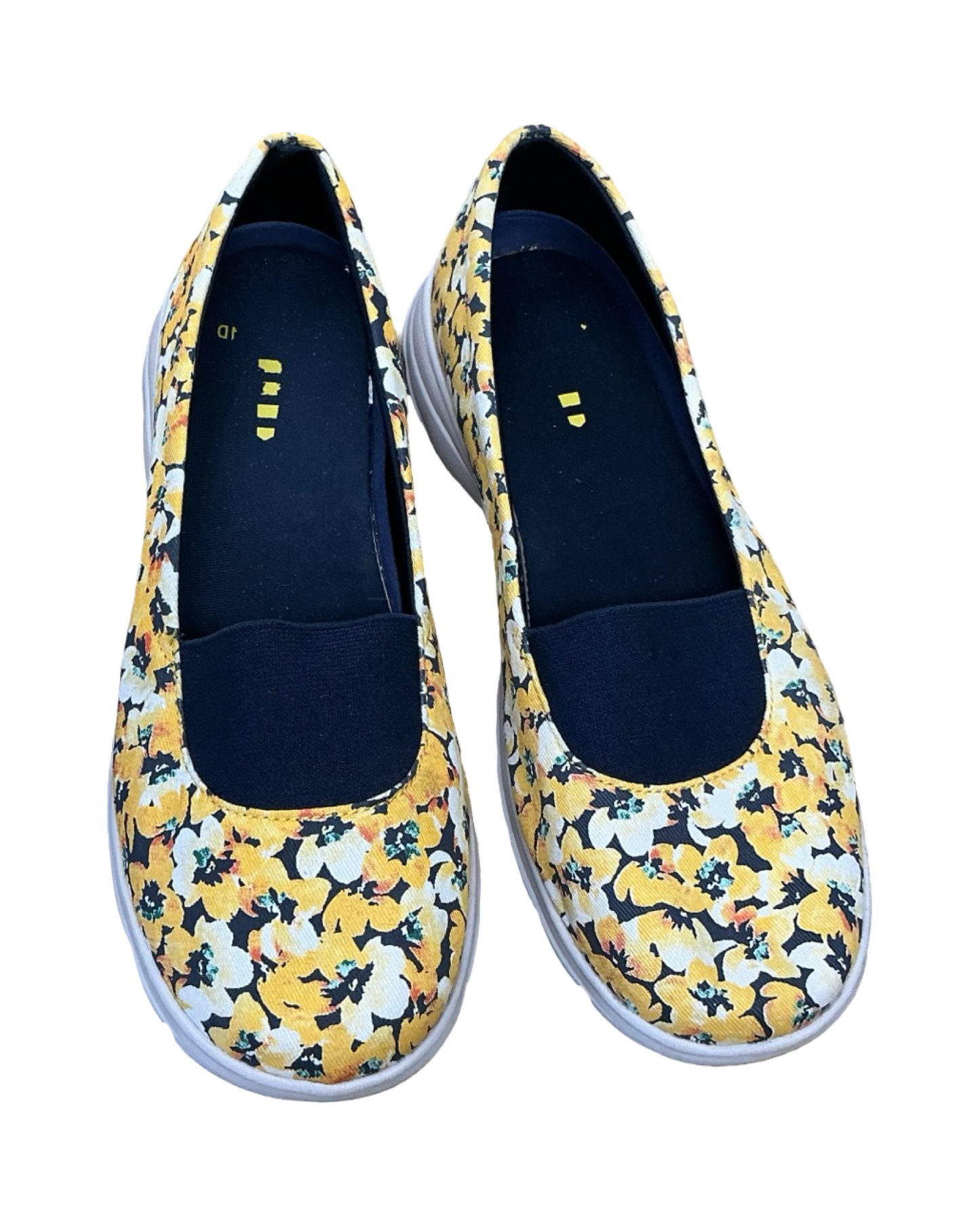 Shoes Flats By Lands End In Yellow, Size:7
