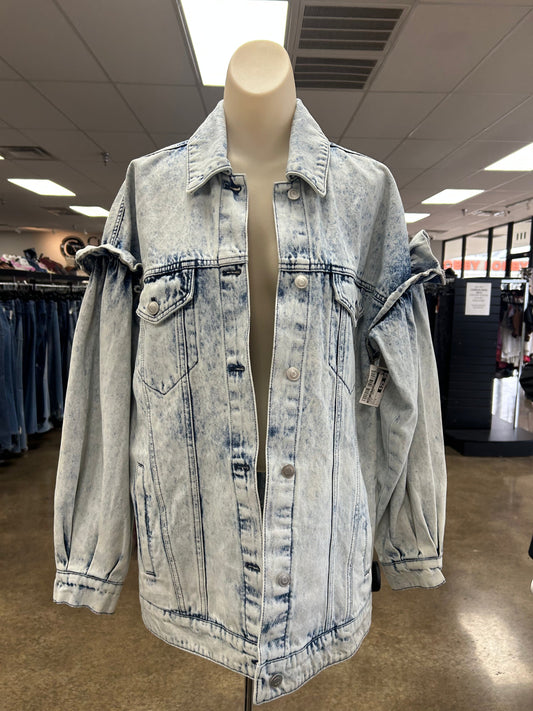 Jacket Denim By Avec Les Filles In Blue, Size:S