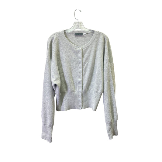 Sweater Cardigan By Mint Velvet In Grey, Size:Xl