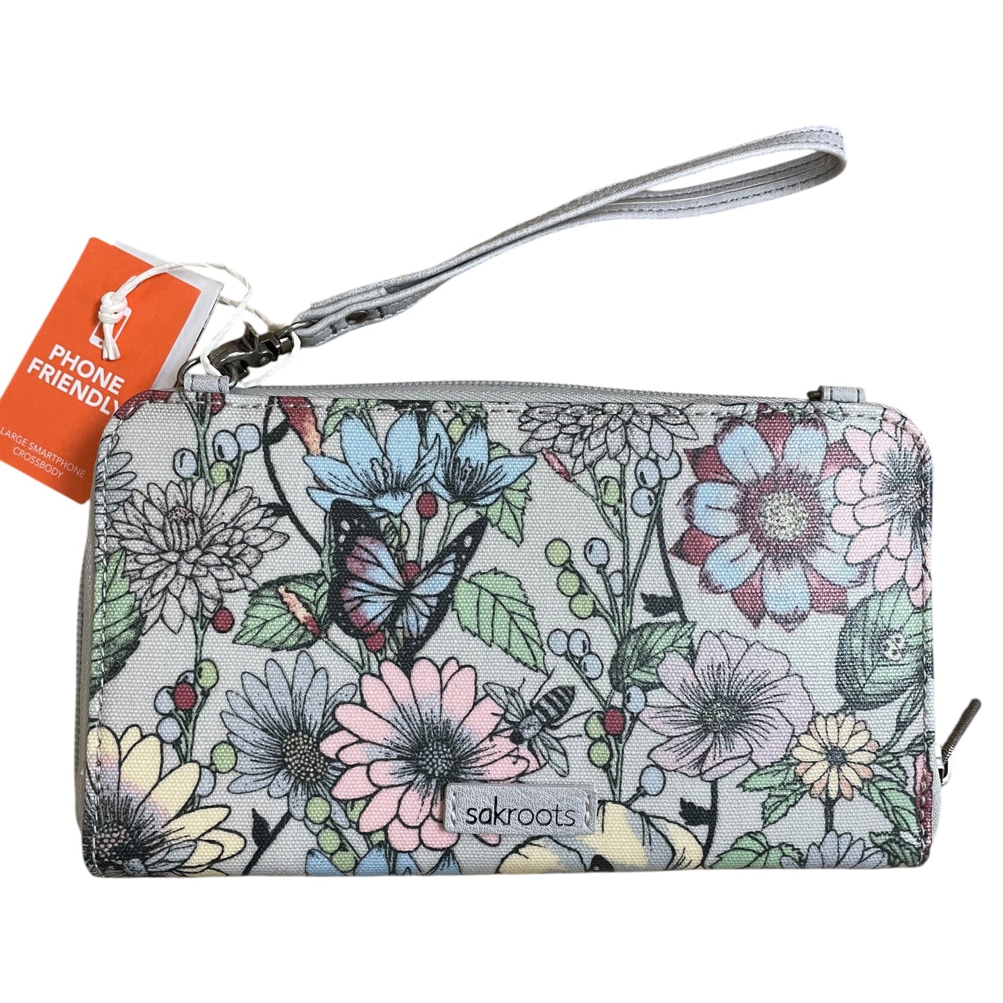 Wristlet By Sakroots In Floral Print, Size:Medium