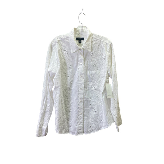 Top Ls By Karen Kane In White, Size:Xl