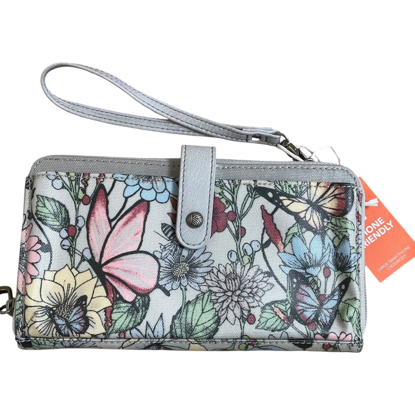 Wristlet By Sakroots In Floral Print, Size:Medium