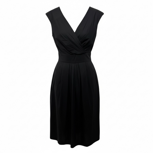 Dress Designer By Lafayette 148 In Black, Size: 4