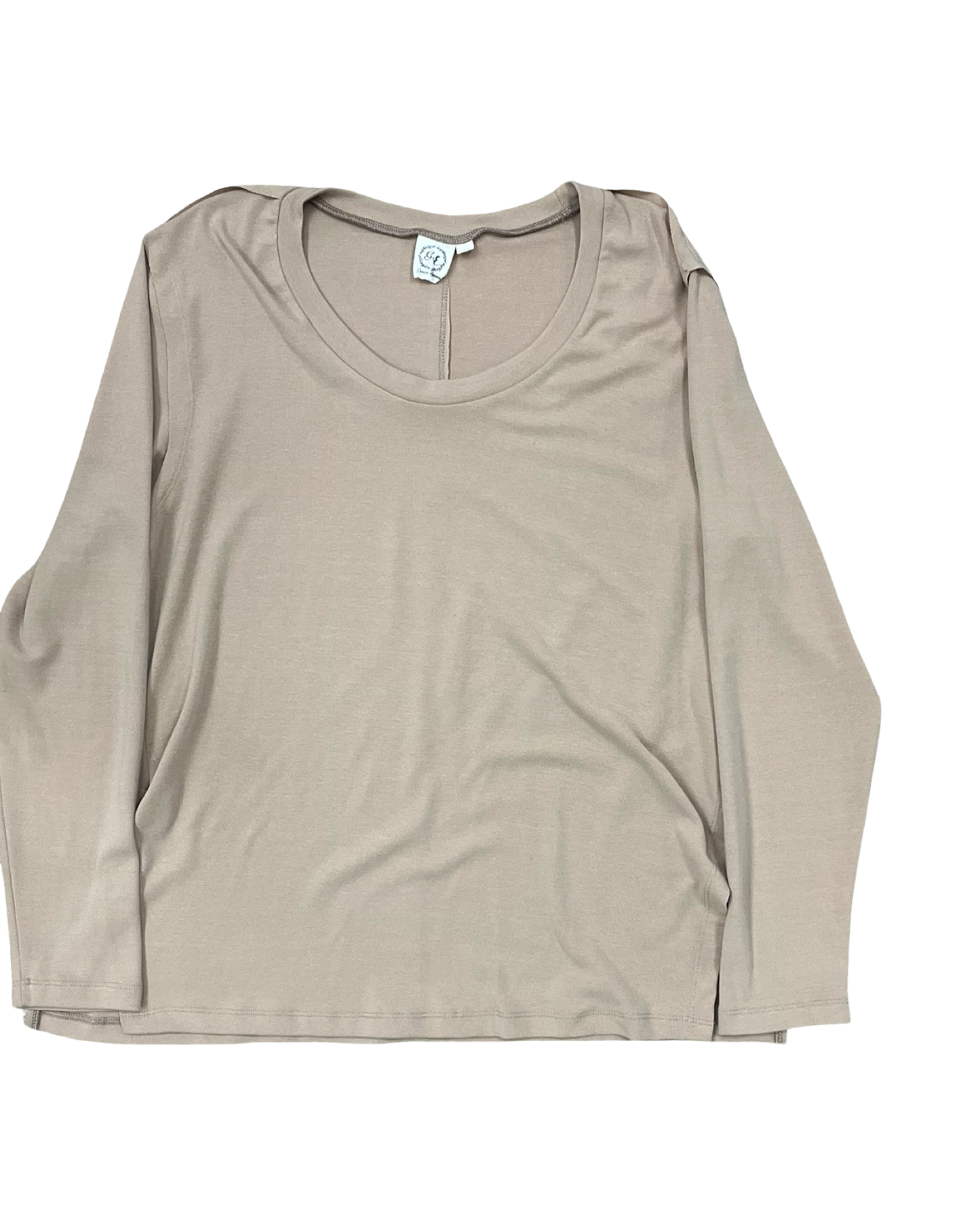 Top Ls By Clothes Mentor In Tan, Size:L