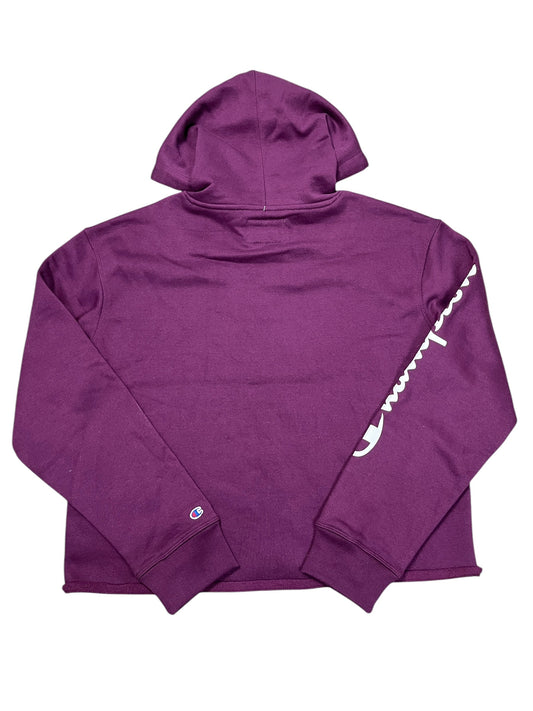 Athletic Sweatshirt Hoodie By Champion In Purple, Size:Xl