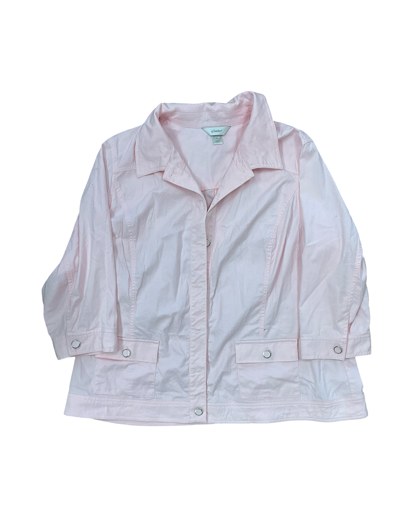 Top Ls By Belle By Kim Gravel In Pink, Size:2X
