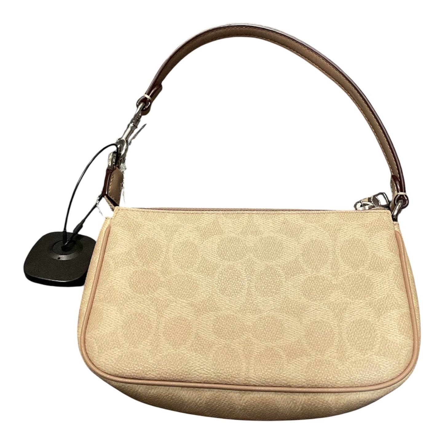 Handbag Designer By Coach In Beige, Size:Small