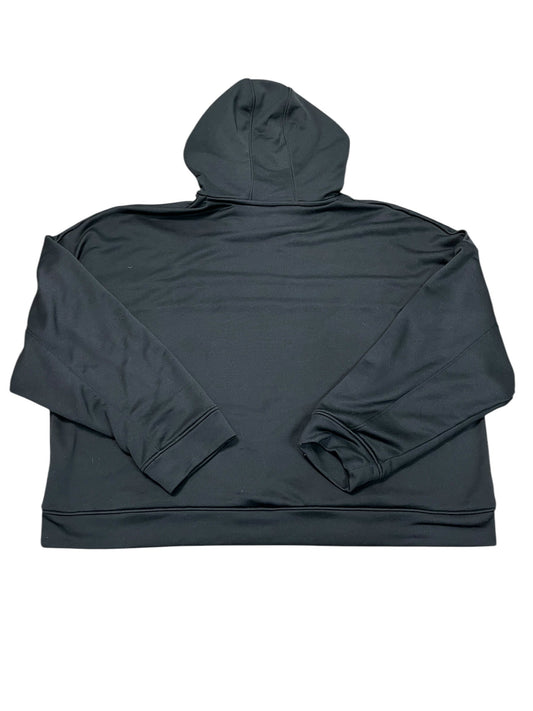 Athletic Sweatshirt Hoodie By Under Armour In Black, Size:2X
