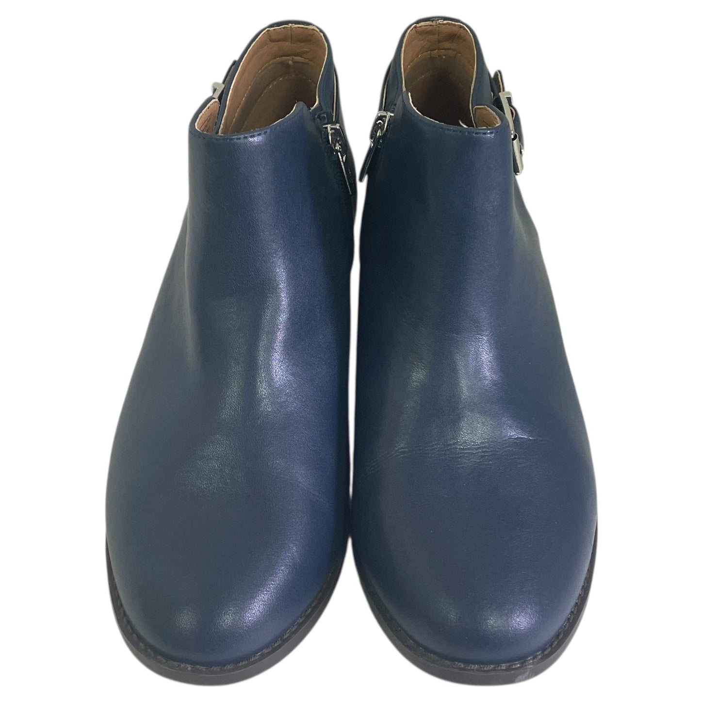 Boots Ankle Heels By Vionic In Blue, Size:8