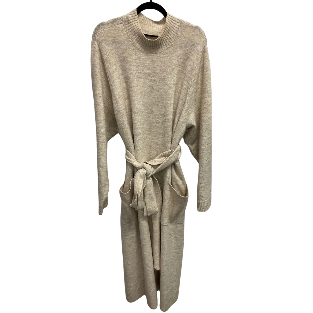 Dress Sweater By Lane Bryant In Beige, Size:4X