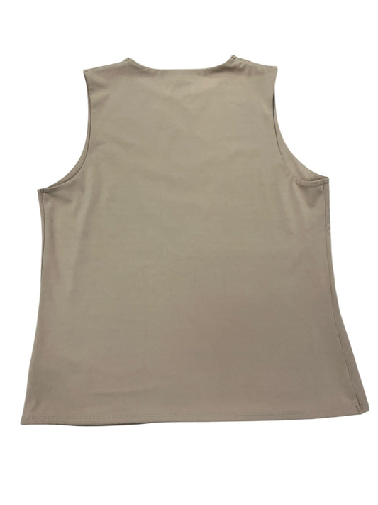 Top Sleeveless By Express In Tan, Size:Xl