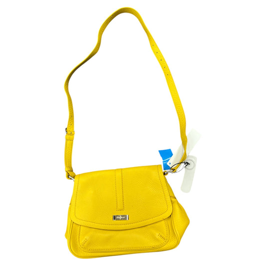 Crossbody Leather By Cole-Haan In Yellow, Size:Small