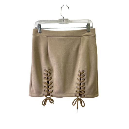 SKIRT MINI & SHORT by  CME In TAUPE, Size: 12
