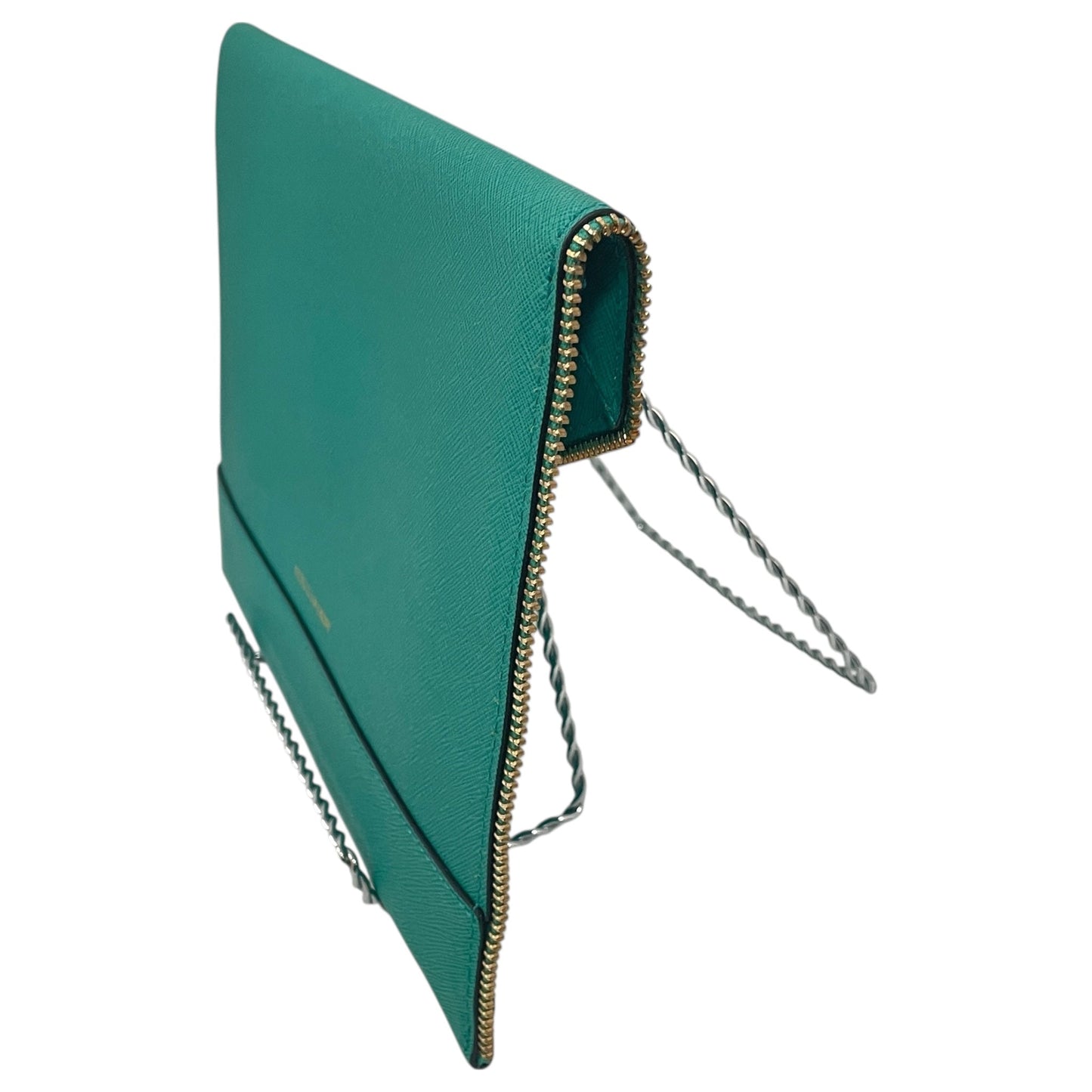 Clutch Designer By Rebecca Minkoff In Aqua, Size:Large