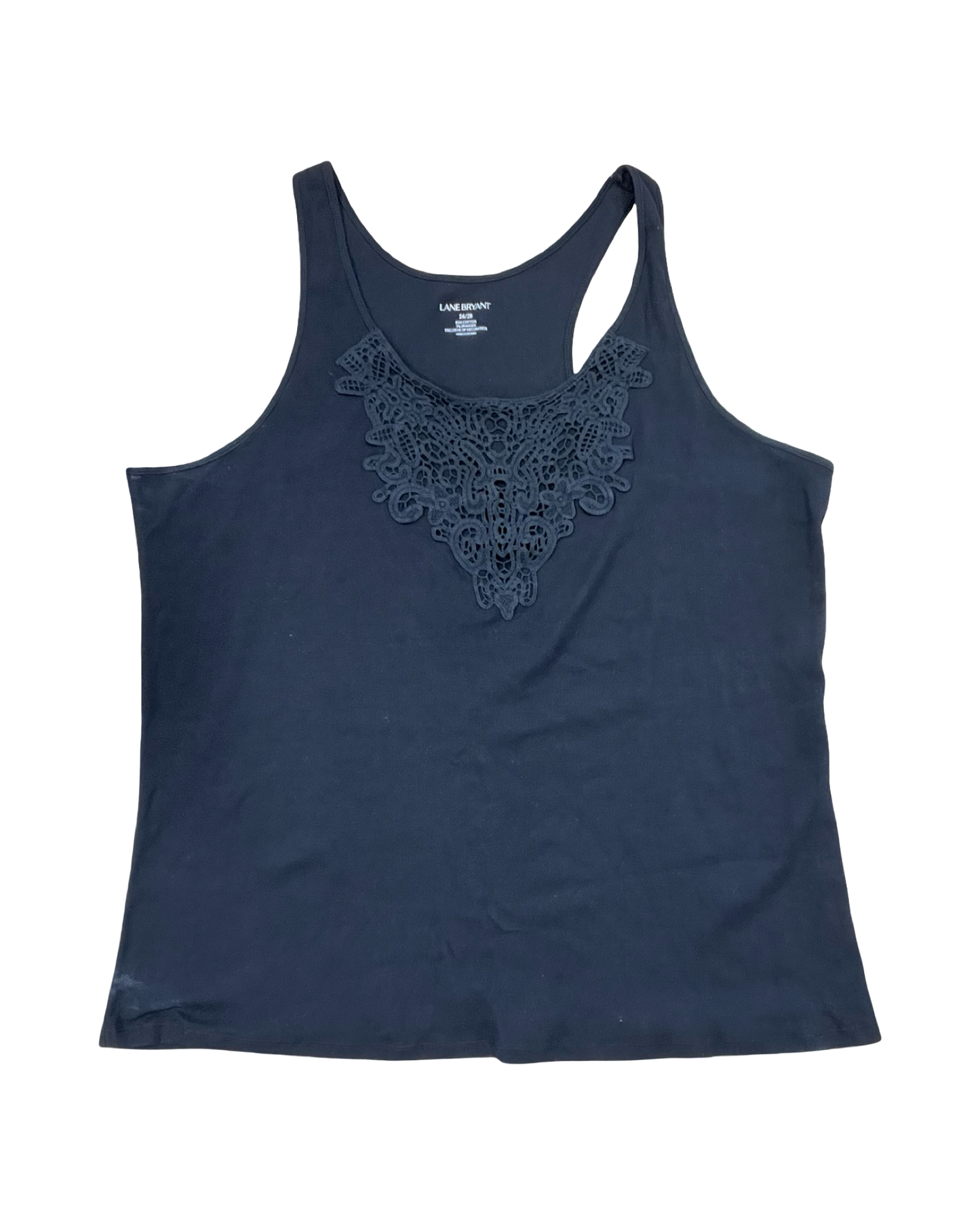 Tank Top By Lane Bryant In Black, Size:3X