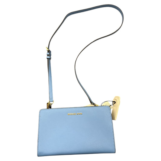 Crossbody Designer By Michael Kors In Blue, Size:Small