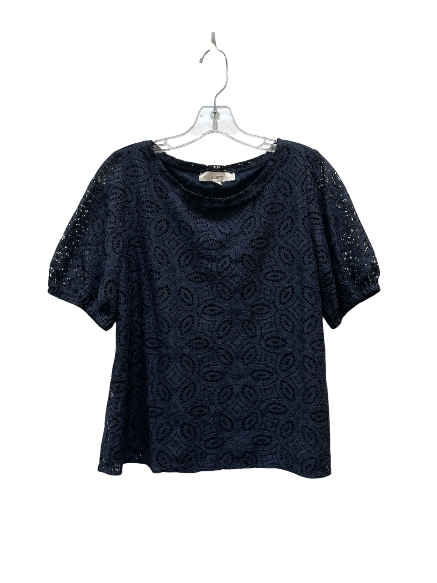 Top Ss By Loft In Navy, Size:S