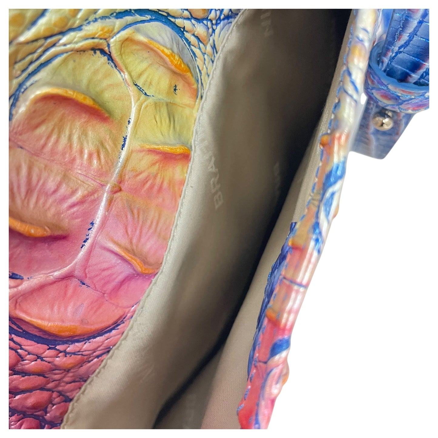 Crossbody Designer By Brahmin In Pink, Size:Medium