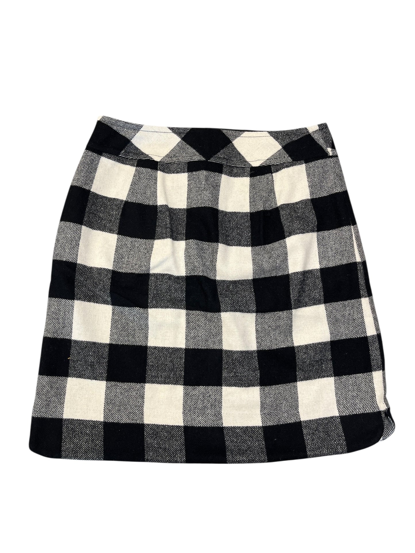 Skirt Mini & Short By Talbots In Black & White, Size:S