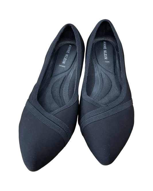 Shoes Flats By Anne Klein In Black, Size:9