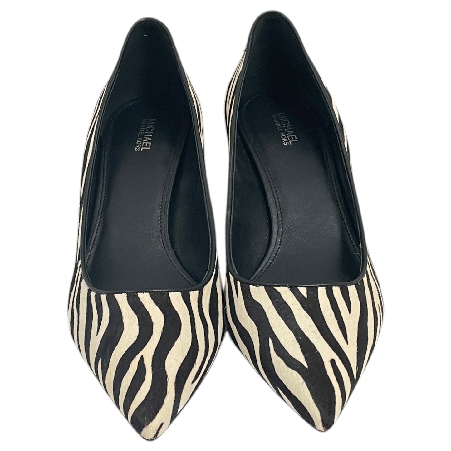 Shoes Designer By Michael Kors In Black & White, Size:9