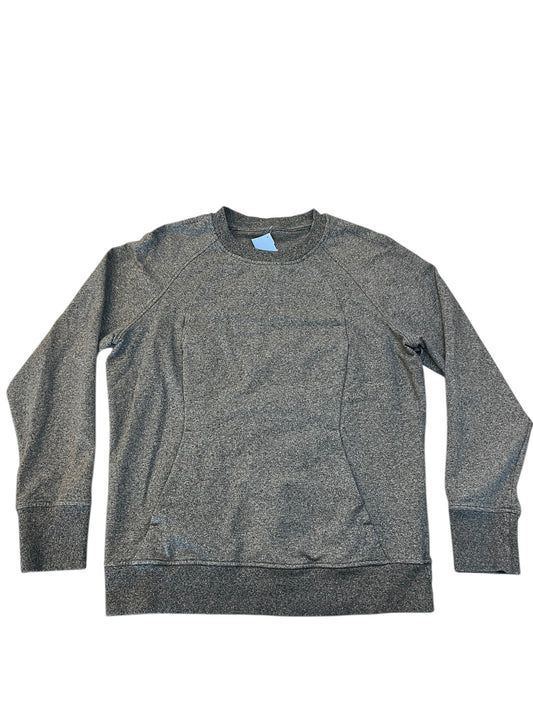 Sweatshirt Crewneck By Lululemon In Grey, Size:M