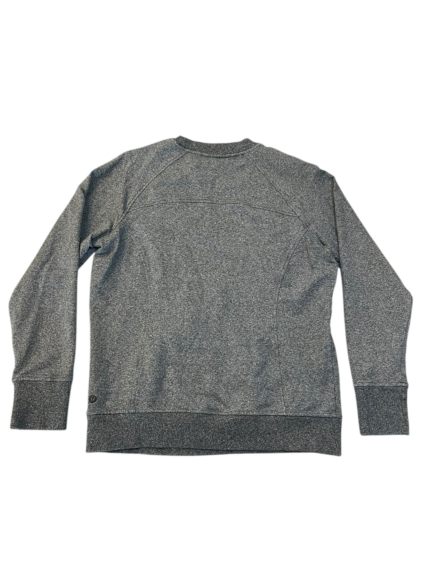Sweatshirt Crewneck By Lululemon In Grey, Size:M