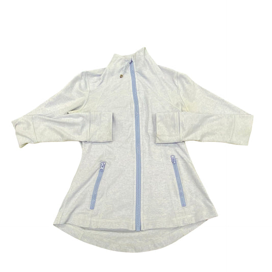 Athletic Jacket By Lululemon In Blue, Size:6
