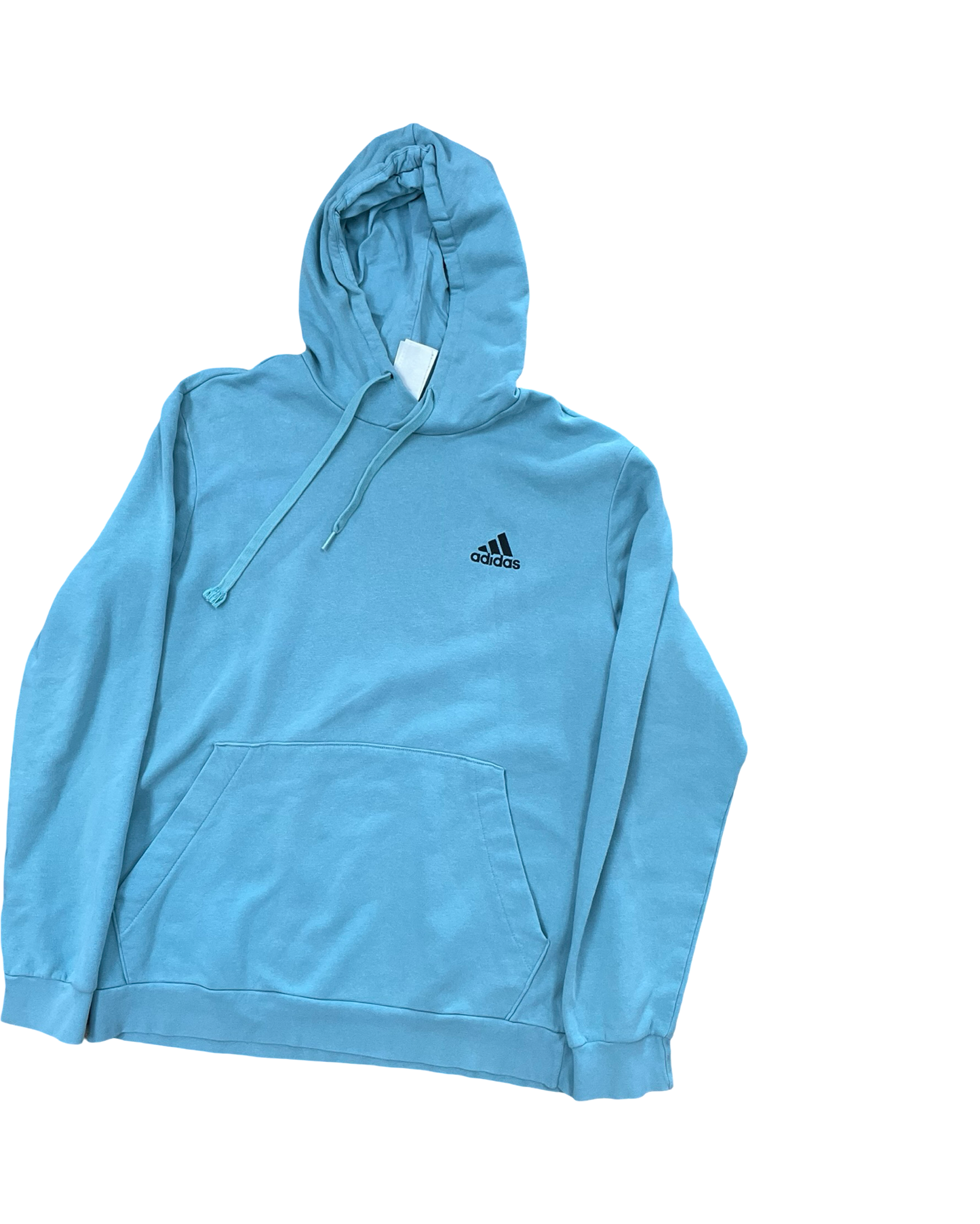 Sweatshirt Hoodie By Adidas In Teal, Size:L