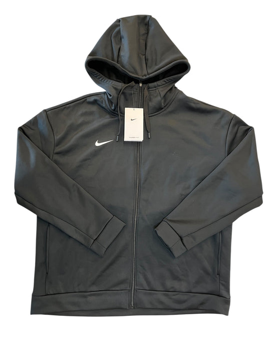 Athletic Jacket By Nike Apparel In Black, Size:L