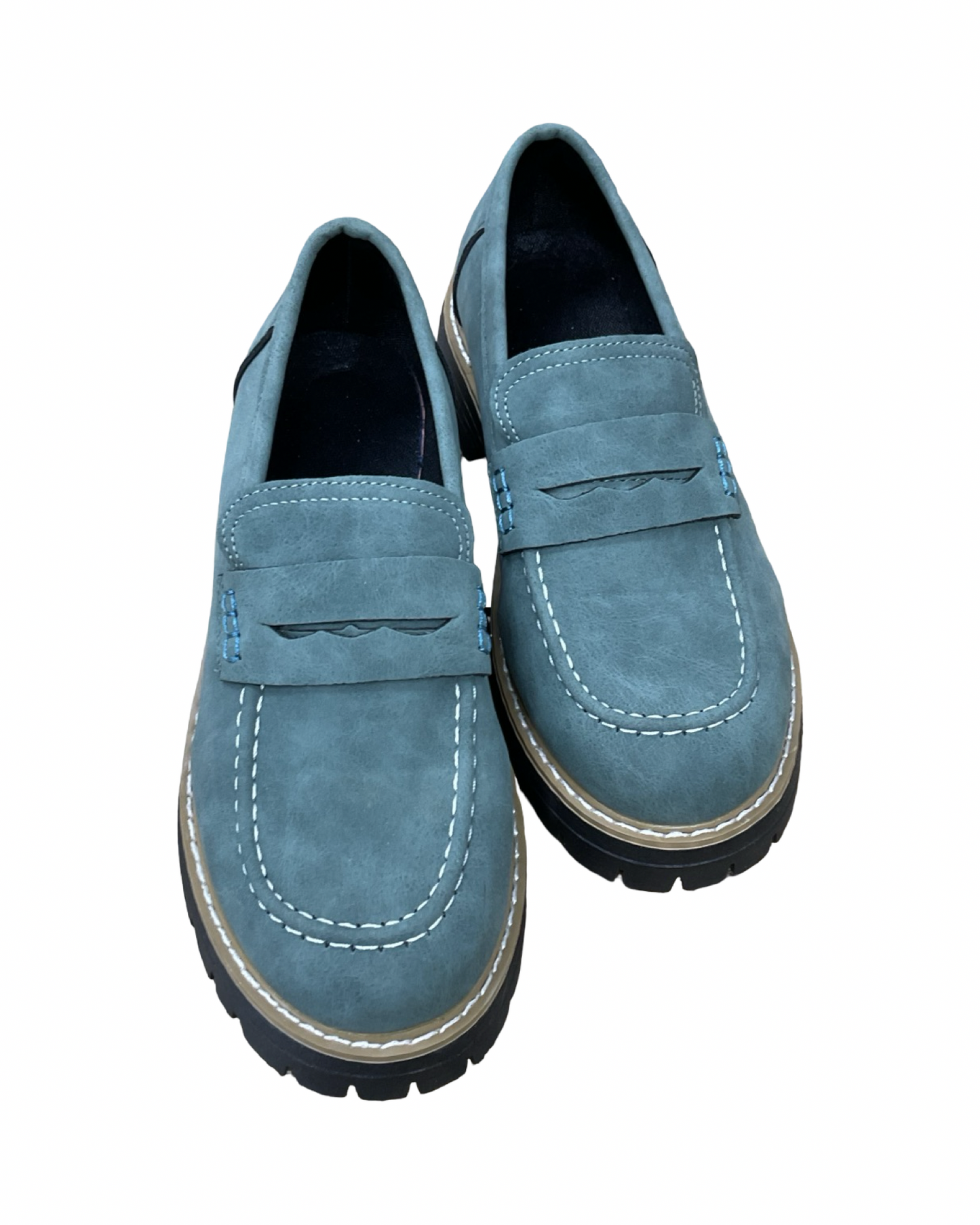 Shoes Flats By Clothes Mentor In Green, Size:6.5
