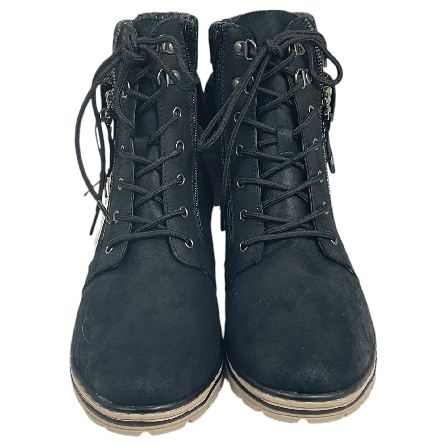 Boots Ankle Flats By White Mountain In Black, Size:10