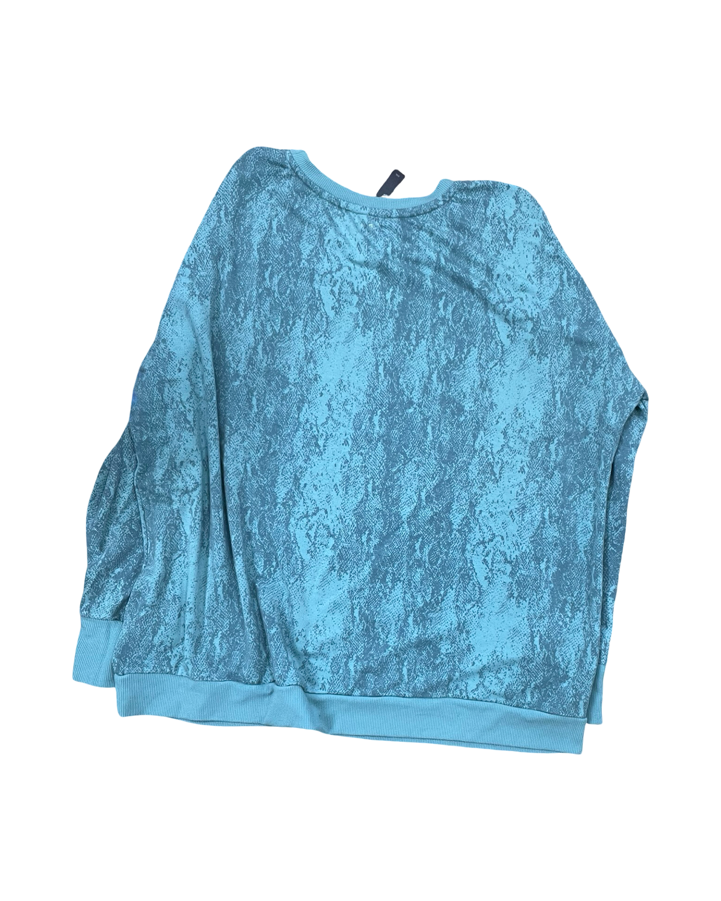 Sweatshirt Collar By Mondetta In Blue, Size:1X