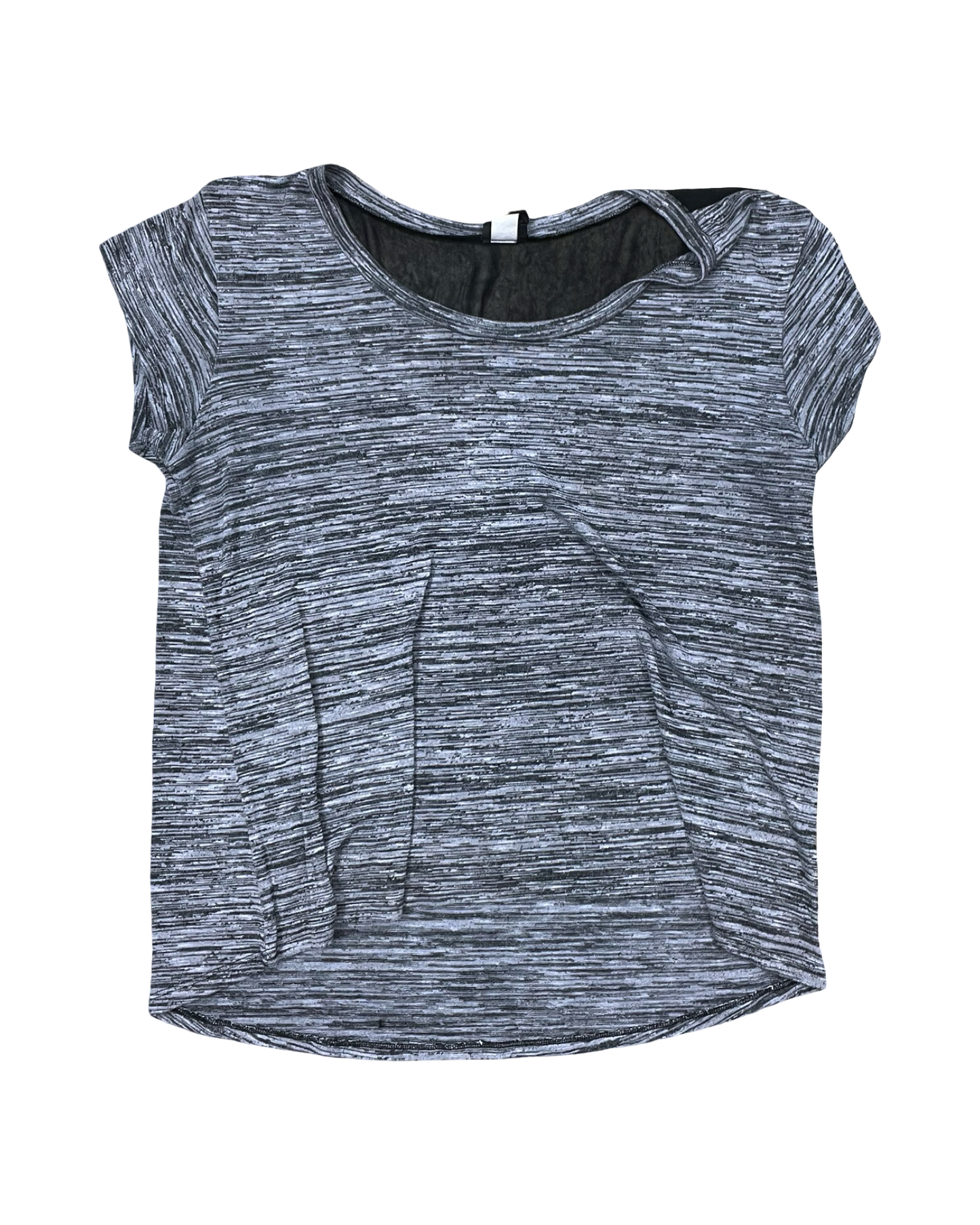 Top Ss By Torrid In Black & Grey, Size:2X
