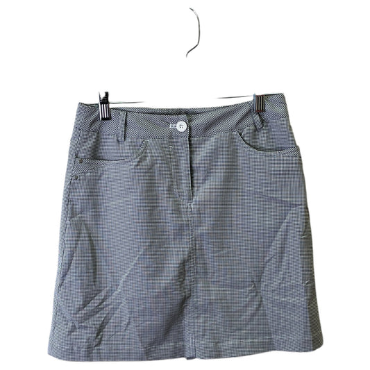 Athletic Skort By n go In Black & White, Size:Xs