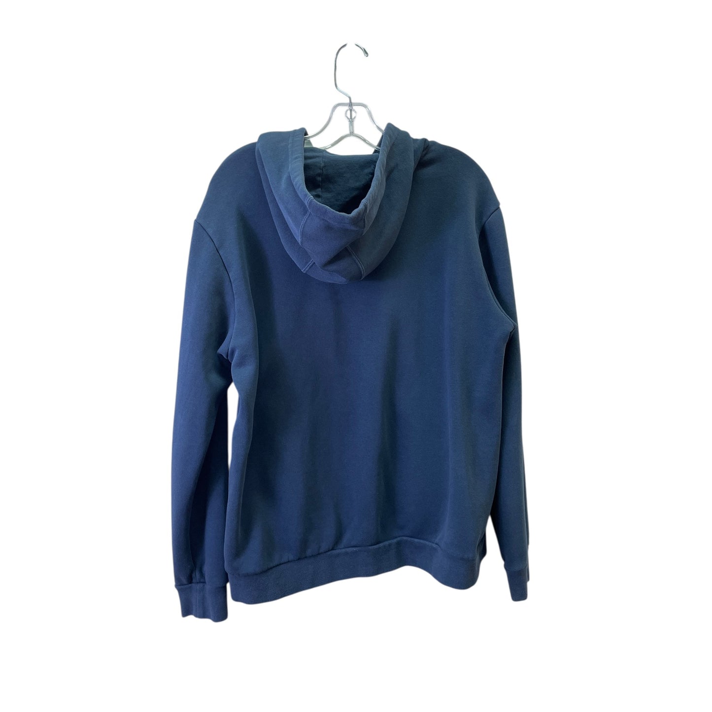 Athletic Sweatshirt Hoodie By Adidas In Blue, Size:L