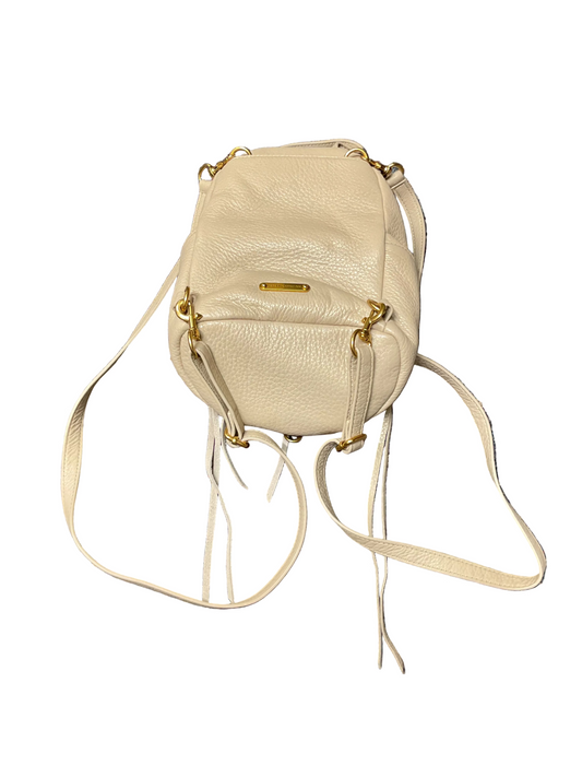 Backpack Designer By Rebecca Minkoff In Beige, Size:Small