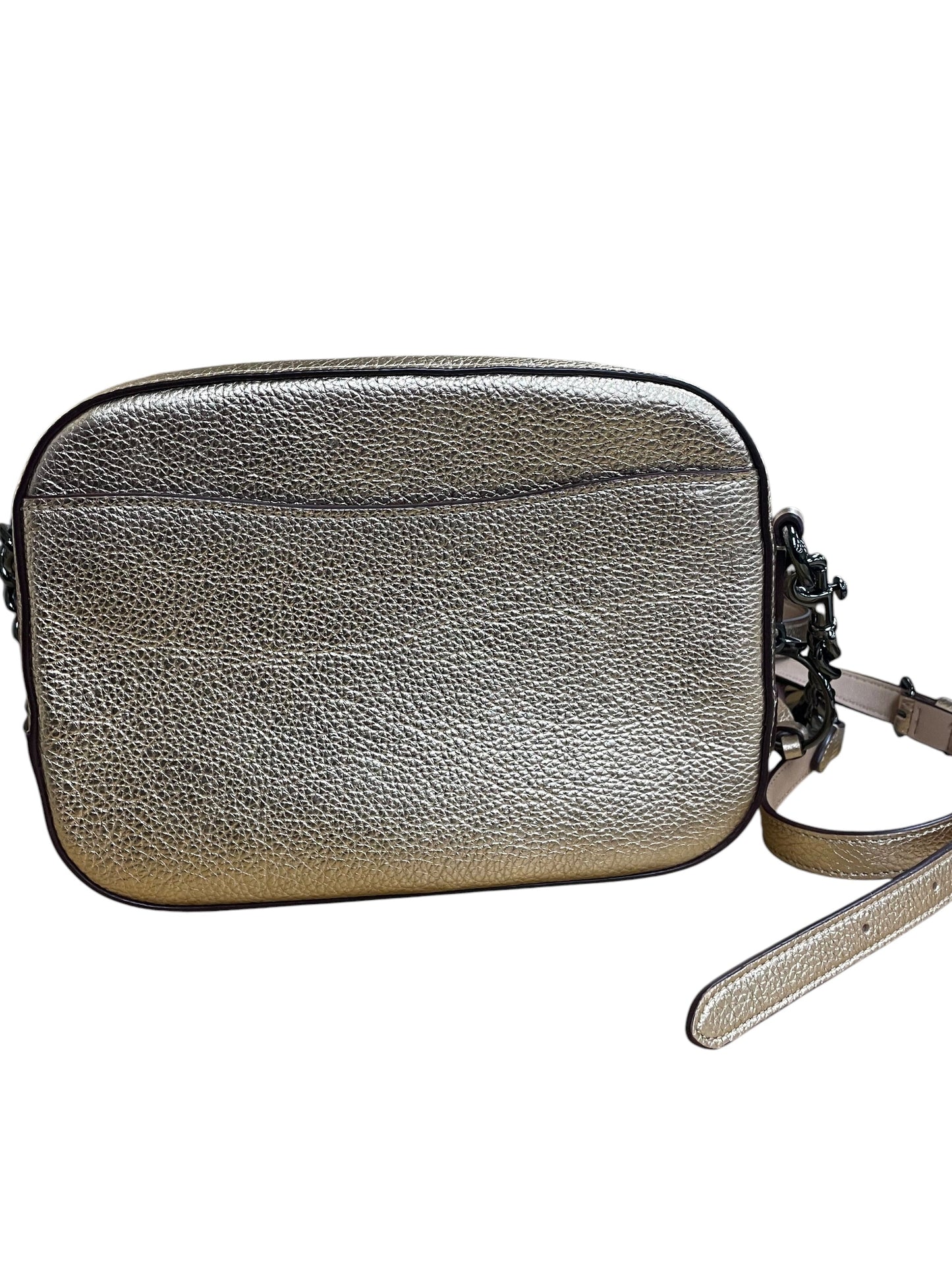 Crossbody Designer By Coach In Copper, Size:Medium