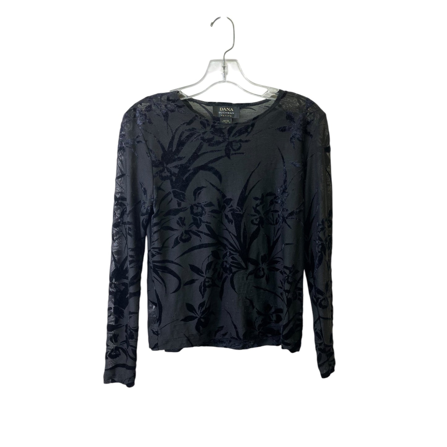 TOP LS by DANA BUCHMAN In BLACK, Size: MP