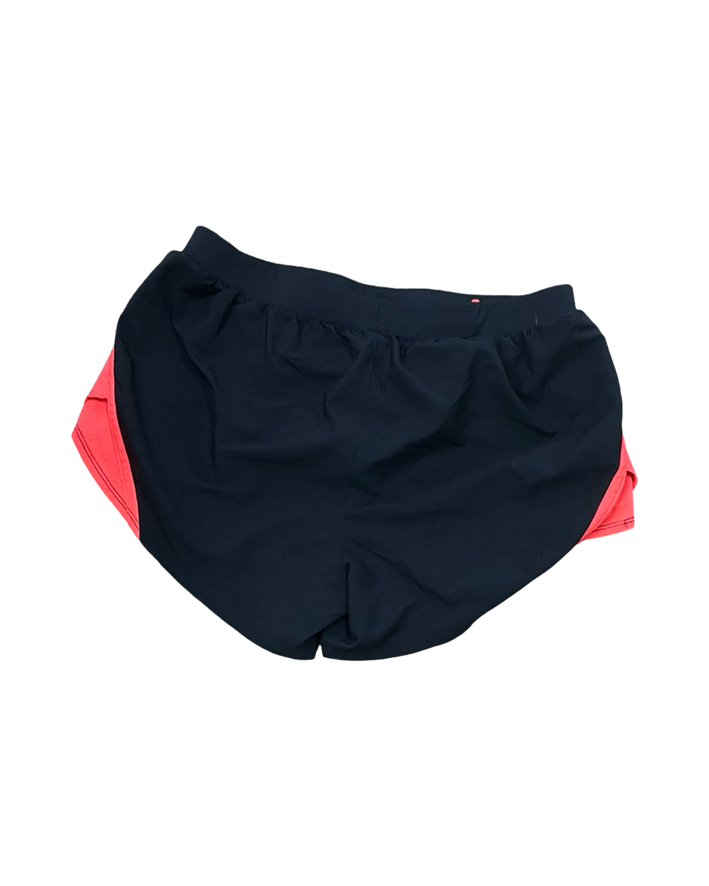 Athletic Shorts By Under Armour In Black & Orange, Size:M