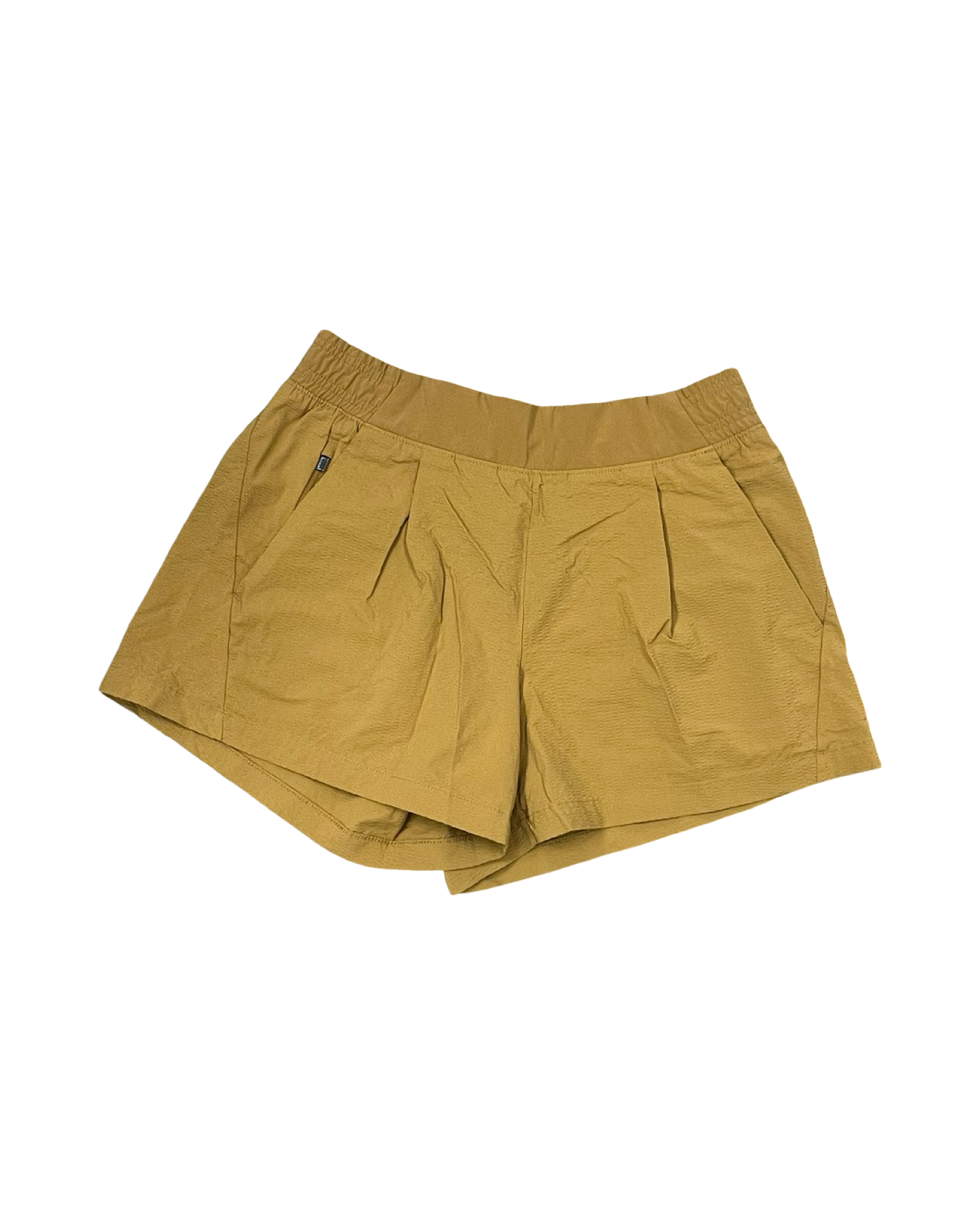 Athletic Shorts By Athleta In Gold, Size:S